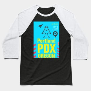 Portland airport PDx Baseball T-Shirt